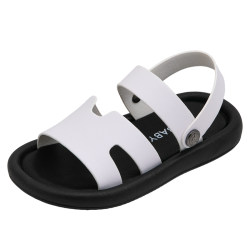 Children's sandals 2023 Summer new boys shoes, girls with beach shoes, soft bottom, anti -skid baby shoes, children's sandalwood