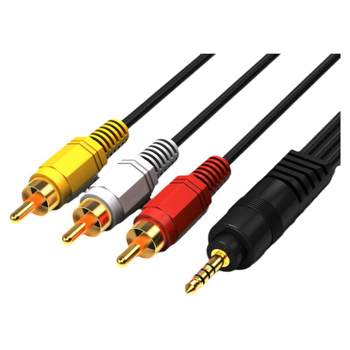 Av cable 1/3 tricolor cable 1/3 audio cable