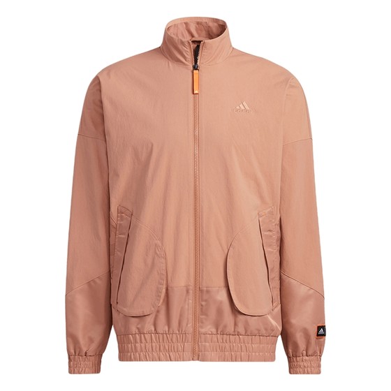 
Adidas Adidas thermal jacket men's spring new casual sports loose stand collar jacket HZ3038