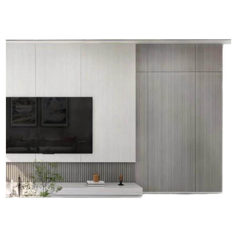 Invisible door background wall living room integrated painted secret door