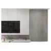 Invisible door background wall living room integrated painted secret door