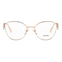 (Self-operated) PRADA Prada glasses frame female Internet celebrity triangle logo VPR52Z polygonal metal sunglasses