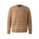 ELAND sweater pullover jacquard crew neck
