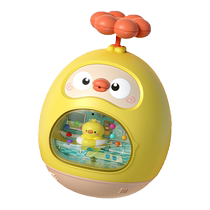 Little yellow duck playing in the water tumbler toy baby educational early education large children baby 6 months and above 1 to 2 years old 0