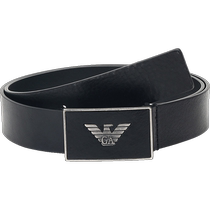 (Self-operated) EA Armani mens cow leather antique old plate buckle belt Y4S196 YDC0G