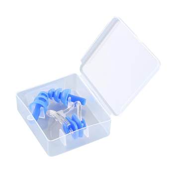 Silicone swimming earplugs nose clip mute waterproof