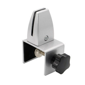 No punching aluminium alloy screen clip office desk partition clip removable acrylic baffle clip glass fixed clip