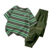 Snoopy Boys Suit Summer Short Sleeve + Cargo Pants