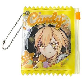 Barji candy bag gu mei props peripheral badge storage display mizui pain bag student pendant protective shell card cover