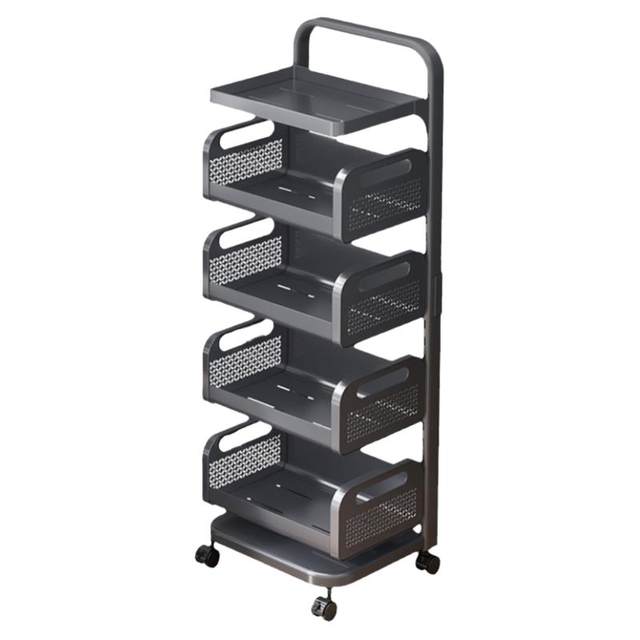 Kitchen storage rack trolley household