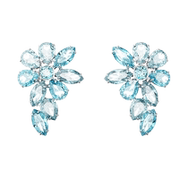 (520 gift) Swarovski GEMA blue earrings earrings dopamine earrings light luxury and high-end