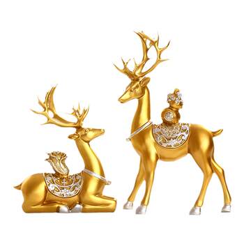 Fortune deer lucky deer entrance decoration