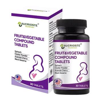Aokro Jianbei'An Brand Fruit and Vegetable Complex Tablets for Pregnant Women to Supplement Nutrition and Protect Baby's Health, Imported from the United States