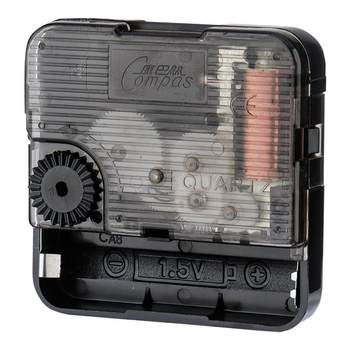 Compass silent sweep seconds quartz clock movement