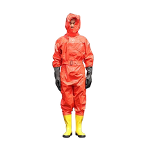 Firefighting light chemical protective clothing one-piece anti-virus clothing super chemical plant acid and alkali resistant protective clothing biochemical heavy duty fully enclosed