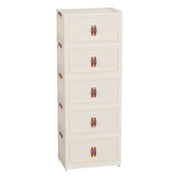 Storage cabinet installation storage cabinet storage cabinet storage cabinet baby children sorting clothes snacks plastic folding storage cabinet