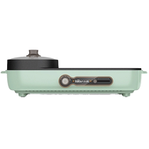 Bear electric grill household barbecue multi-functional hot pot shabu-shabu all-in-one pot frying barbecue electric grill Korean barbecue machine