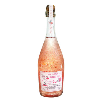 Italian bubble dog lychee rosé sparkling wine