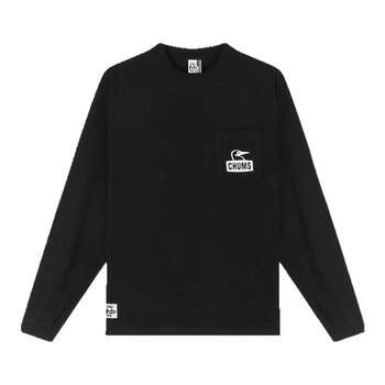 ເສື້ອຍືດກິລາ chums ຝ້າຍແຂນຍາວ embroidered