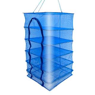 Foldable sun drying net for household fish drying net to prevent flies and insects