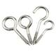 Nickel-plated self-tapping ring iron hook hardware wood screw