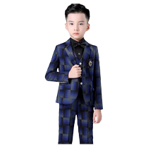 Luo Meng childrens suit suit flower girl boy dress host suit handsome catwalk stage piano performance suit