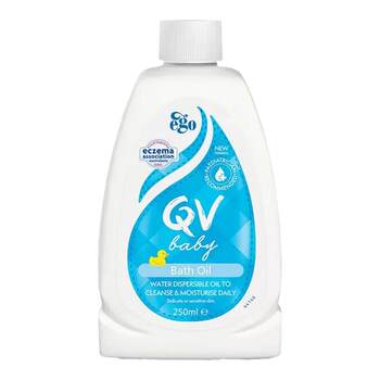 Ego QV Baby Bath Bath Oil ອາບນໍ້າເດັກເກີດໃໝ່ ມີຄວາມຊຸ່ມຊື່ນ ແລະບໍາລຸງລ້ຽງ 250ml