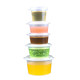 0 Disposable takeaway whole box seasoning box with lid