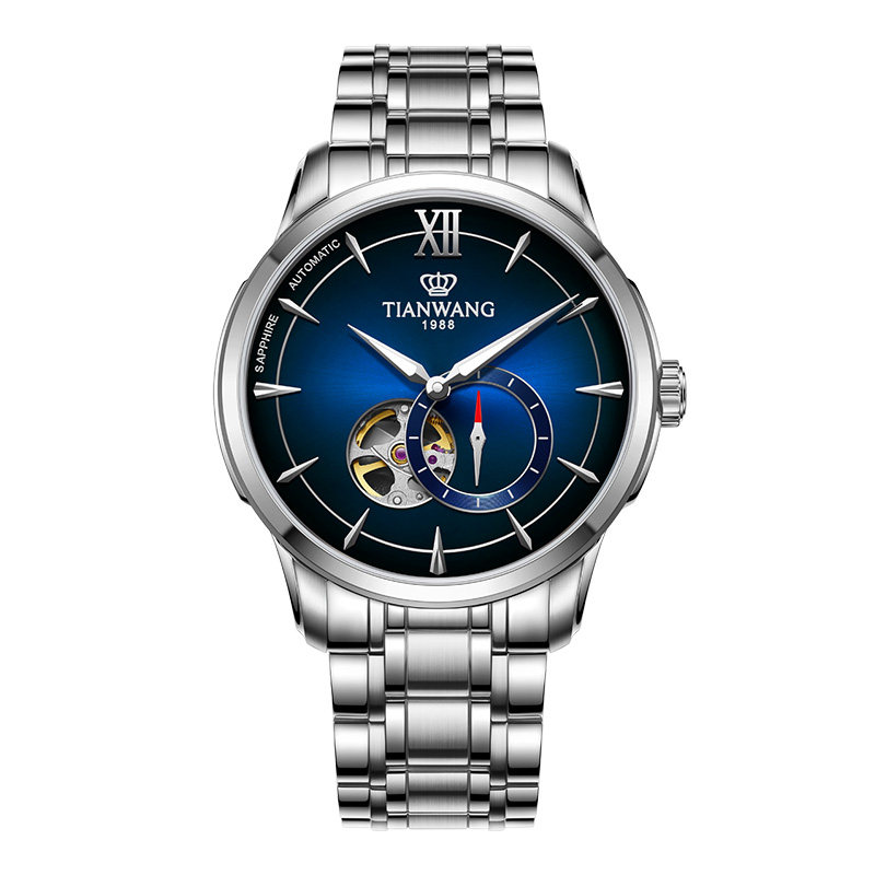 King of Heaven Wheel Era Skeleton Fully Automatic Mechanical Watch Large Dial Men's Watch for Boyfriend Chinese Valentine's Day Gift 51323