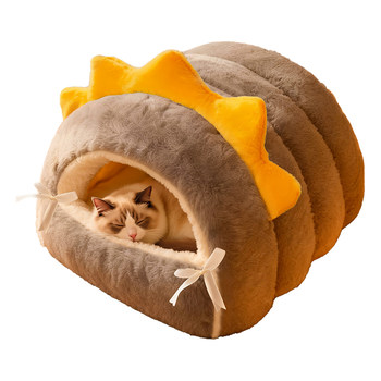Cat nest thickened closed type warm and safe nest in winter