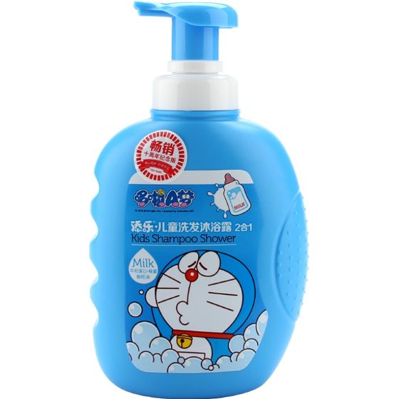 Tianle Doraemon children's shampoo shower gel two-in-one babies 3-6-12 years old is specially cleaned for genuine products