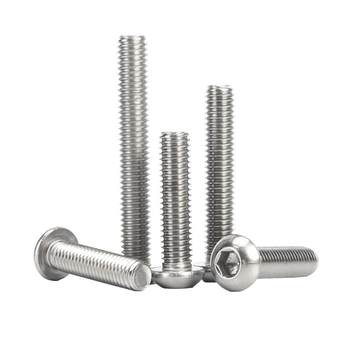 304 stainless steel hexagon screw semicircular head