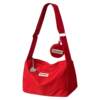 The red crossbody bag is my favorite! Full of energy