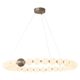 Buddha bead cream art French restaurant hall living room lamp