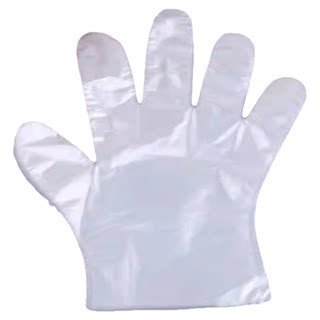 [1000]Extra Thick Disposable Gloves for Catering, Food-Grade Hand Covers for Eating Lobster, Thick Transparent Pe Plastic Film