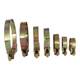 Strong throat clamp galvanized clamp fixed pipe iron wire reinforced hoop heavy European water pipe oil pipe clamp