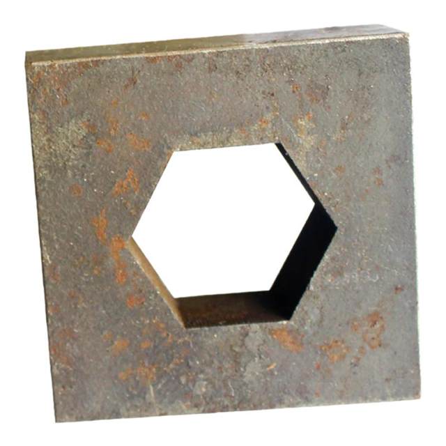 Cylinder fixed safety fast connection iron block