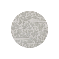 Beautiful pure wool glue-free round carpet Southern French flower shadow bedroom bedside living room light luxury Qingshan Meisu