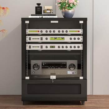 Youbiao audio-visual cabinet power amplifier cabinet theater equipment professional audio ktv power amplifier rack audio-visual cabinet with door