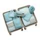 Travel luggage and clothing sorting bag set