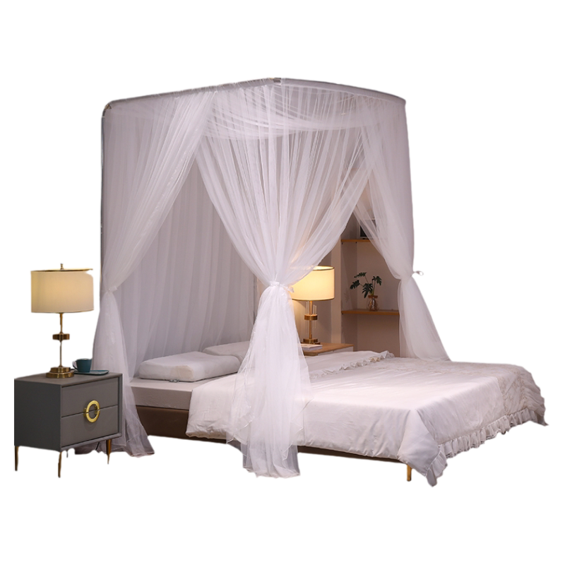 Retractable Class A mosquito net bracket for floor-standing household use