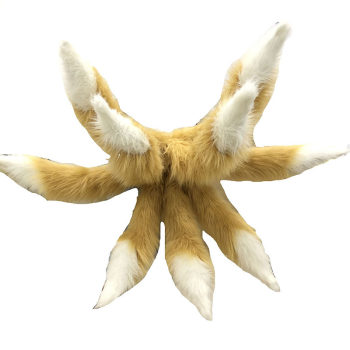 [Beast Delight]Arknights Lily Nine-Tailed Tail Ears Two-Tone Gradient Beast Tail Cos Prop Custom