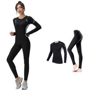 Women's quick-drying autumn and winter thermal underwear sports suit