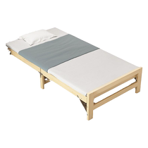 Nanyun all solid wood folding sheets for one persons home nap bed solid wood childrens crib strong and durable wooden bed nap bed