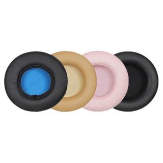 通用网吧网咖加厚耳机套头戴式直径100MM 皮耳套圆形蛋白皮耳机罩