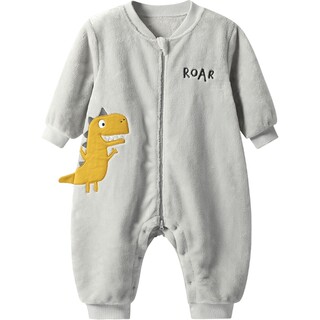 Children's one-piece pajamas winter thickened flannel sleeping bag