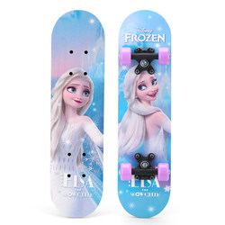 Disney skateboard beginners ເດັກນ້ອຍອາຍຸ 3 ຫາ 6 ປີ Frozen four-wheel double tilt scooter Elsa girls