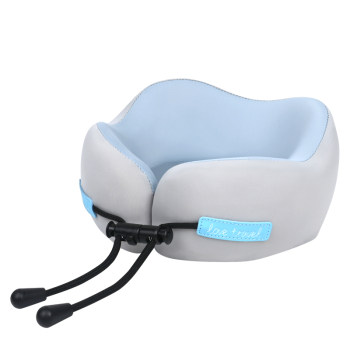 Memory Foam Kidsren's U-Shaped Pillow, Baby Travel Sleeping Neck Pillow, Student Portable High-Speed Rail Airplane U Pillow, Non-Deformable Neck Pillow