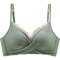 Underwear for women without steel rings small breasts push-up and secondary breasts anti-sagging push-up adjustable seamless thickened sexy bra