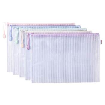 Deli pvc waterproof and dustproof large capacity file bag